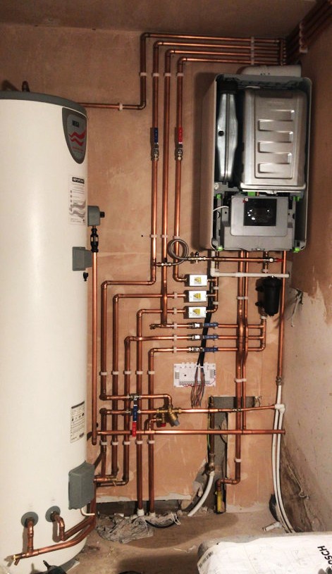 KRS Heating & Plumbing at work